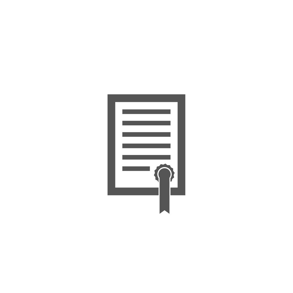 The training certificate for courses