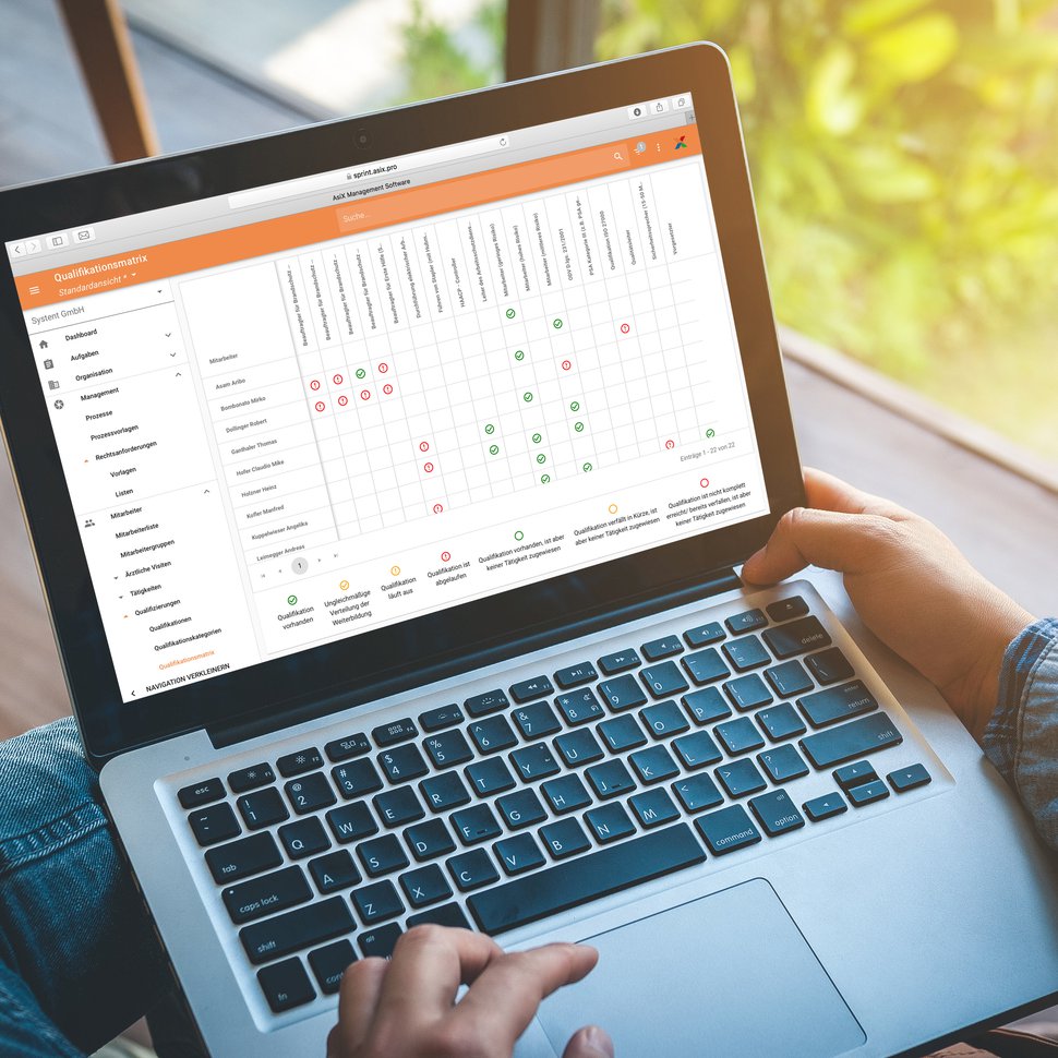 Laptop Qualifikationsmatrix