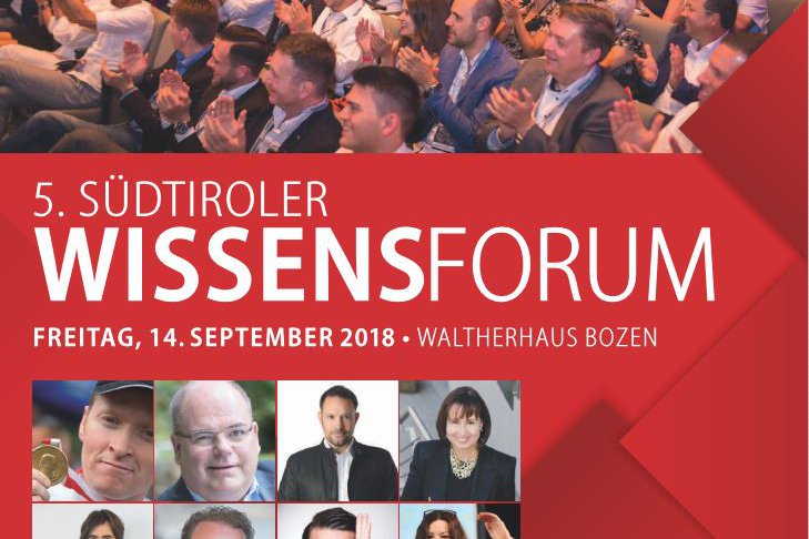 Wir sind beim Südtiroler Wissensforum